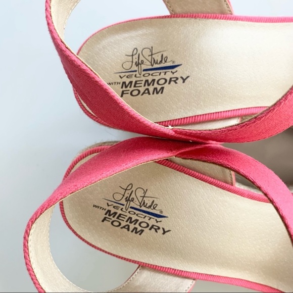 Life Stride Tango Espadrille Wedge 9 New - Picture 8 of 12